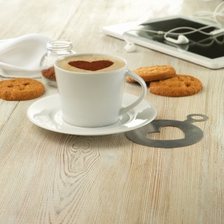 Taza capuccino publicitaria con platito 180ml